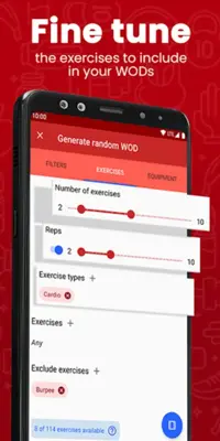 WorkoutTracker android App screenshot 0